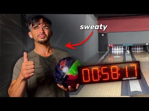 220 Average Bowler bowls for an HOUR STRAIGHT?!