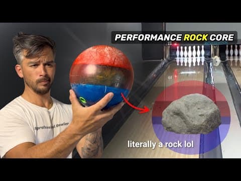 This Bowling Ball has a Rock instead of a Core