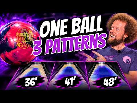 ONE BALL. THREE OIL PATTERNS. Can the Perfect Gem Handle It?